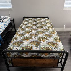Twin Bed With Mattress 