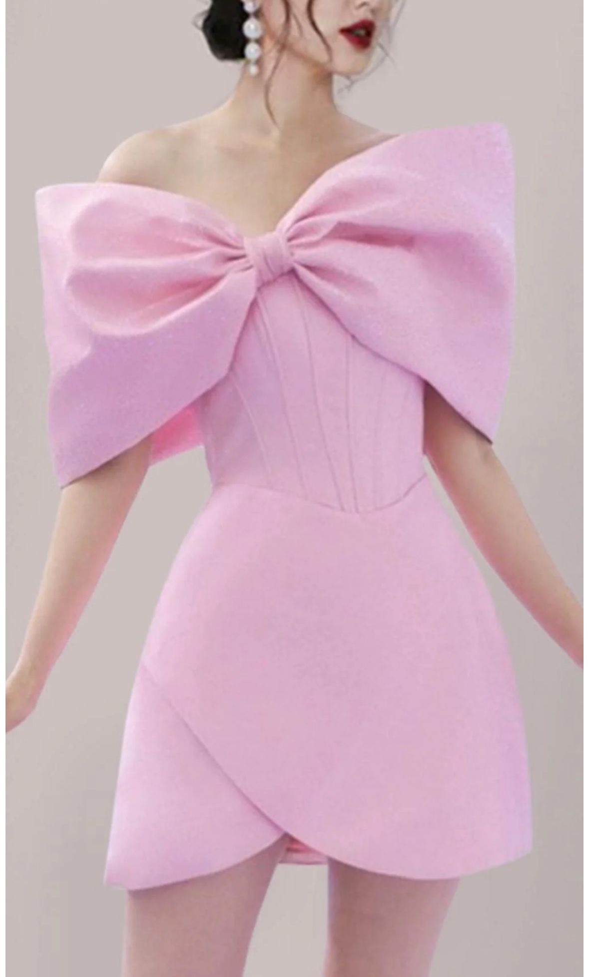 Oh Cici Pink Cocktail Dress