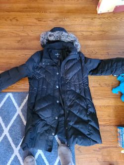 London Fog Black Winter Coat Size Xl
