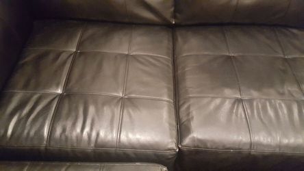 Sectional couch black normal wear