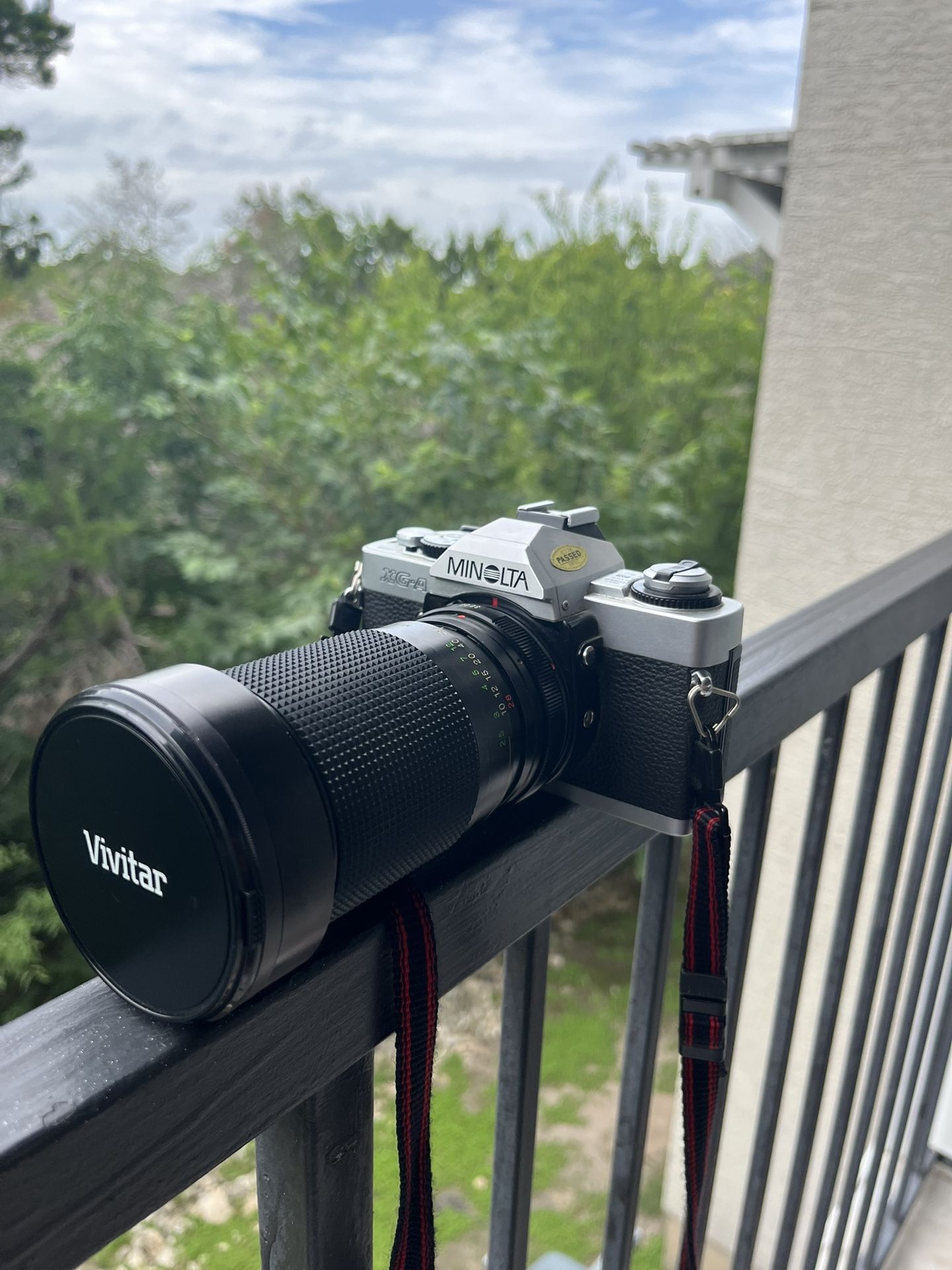 🎞️ Vintage Minolta XG-A Camera + Vivitar Lens – For Aesthetic / Display