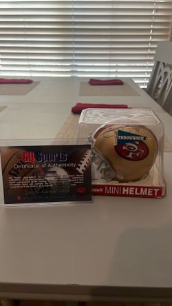Signed 1994  H.O.F  Jimmie Johnson Mini Helmet
