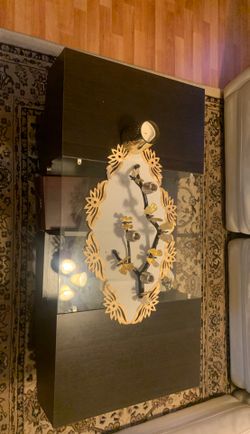 dark brown coffee table