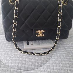 Quilted Black Purse