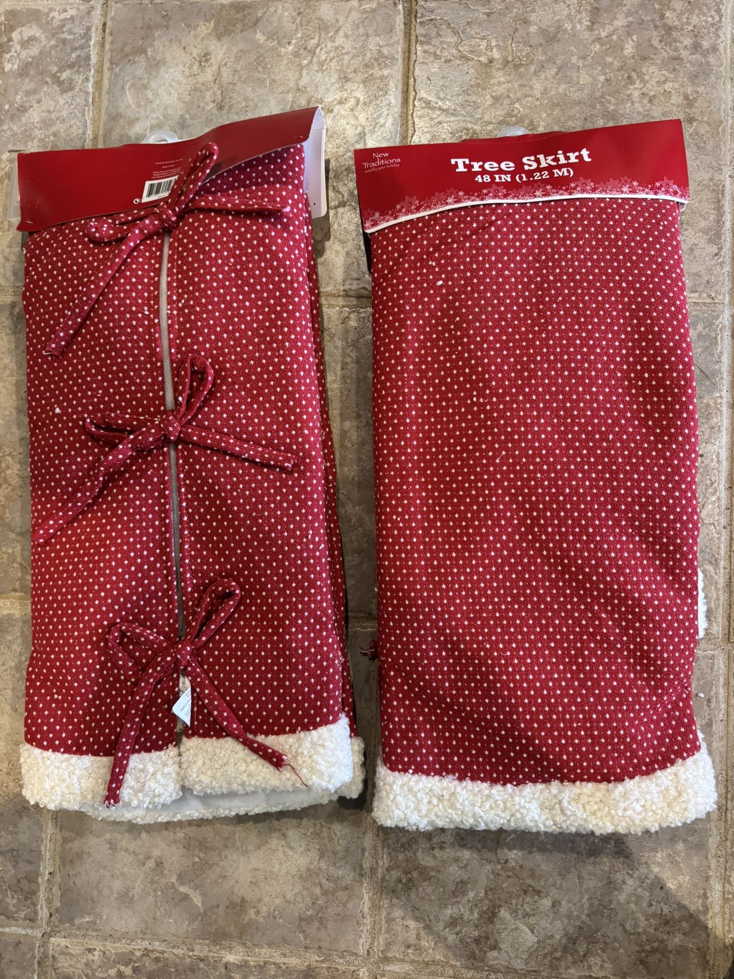 New Traditions Quality Tree Skirt 48”. (2) Available $15 Each. You Must Pick Up