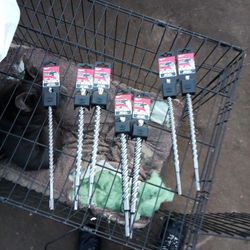 Milwaukee SDS PLUS 4-Cutter Solid Carbide Rotary Hammer Bits