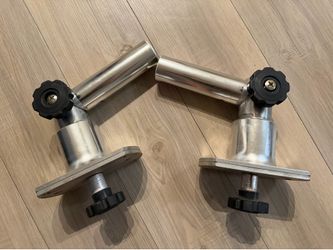 Outrigger bases for 1-1/2” poles