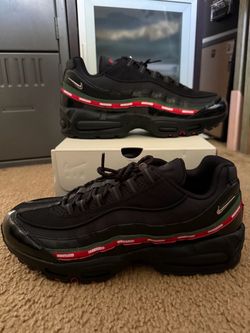 UNDEFEATED X NIKE AIR MAX 95 SP - BLACK/ METALLIC SILVER size 13