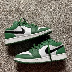 jordan 1 low pine green