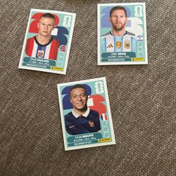 Haaland, Mbappe,Messi,Huerta 