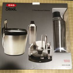 11 Piece Oxo Steel Barware Collection
