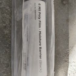 6 Mil Poly Film Moisture Barrier 