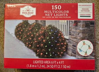 Holiday Time 150 Multicolor Net Lights
