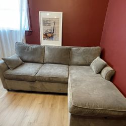 Loveseat Gray Sectional Couch With Storage