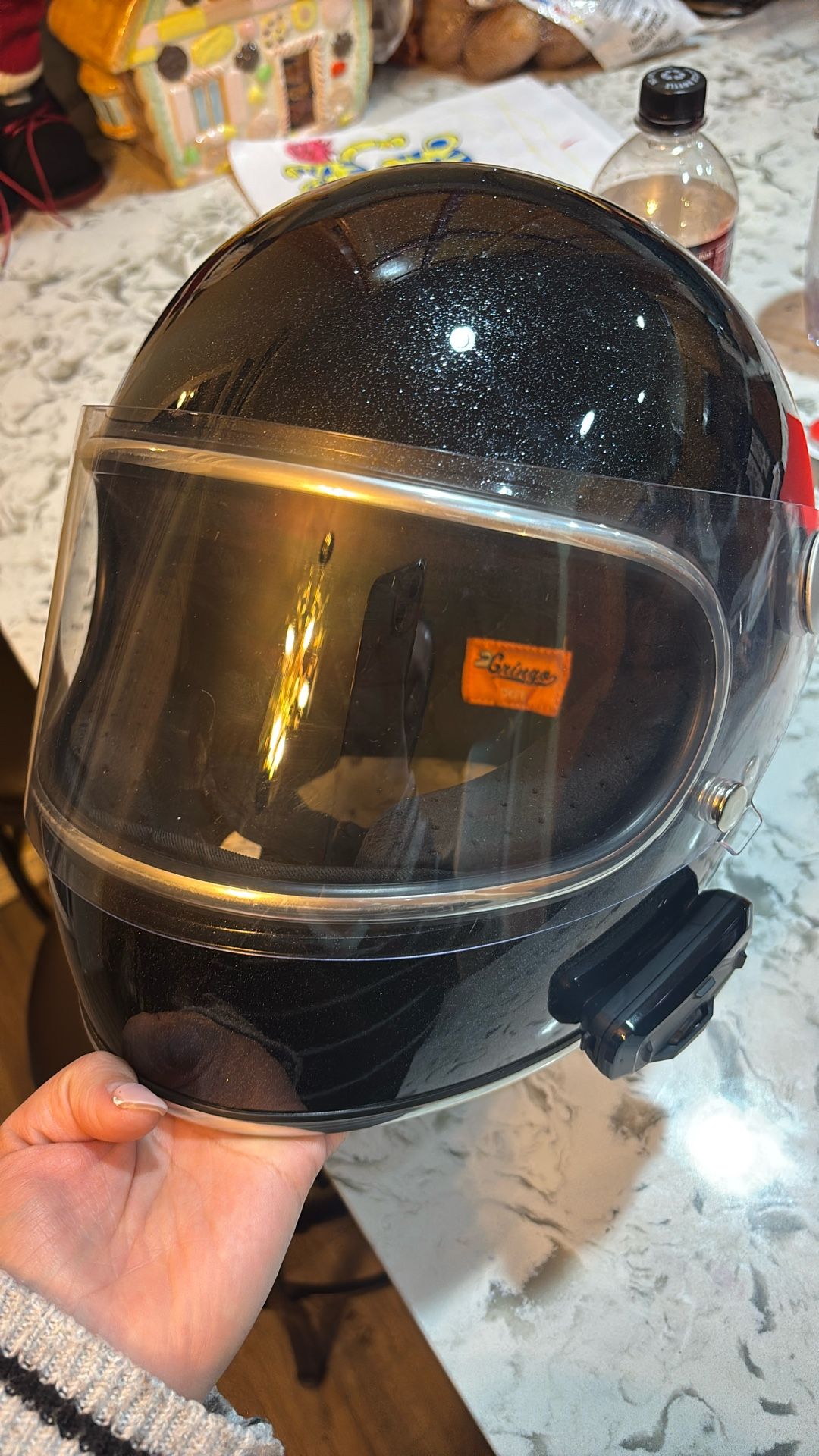 Shiny Black Helmet 