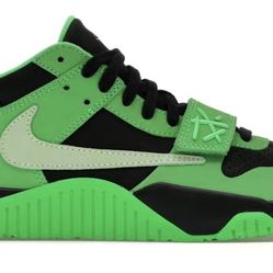 Travis Scott Jumpman Jack Green Sparks Size 9.5 DS