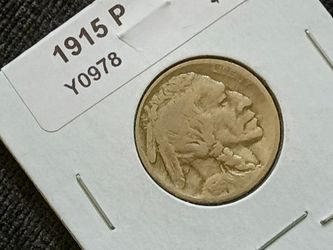 1915 P Buffalo Nickel VG-Details "Actual Coin Pictured