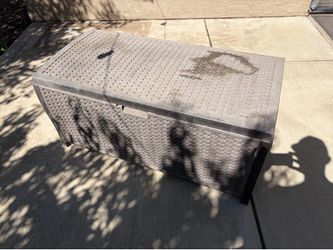 Outdoor Plastic Storage Box – 46” x 22” x 21”