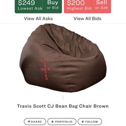 Travis Scott Beanbag 