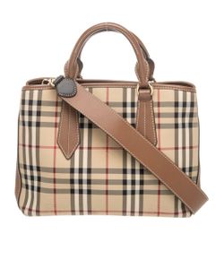 Burberry Haymarket Check Top Handle Bag