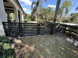 fence and pergolas