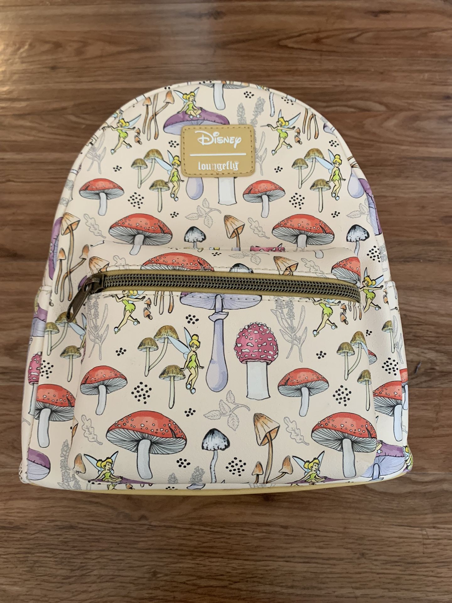 Loungefly Disney Peter Pan Tinker Bell Fairy Mushroom Mini Backpack