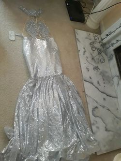 Bling prom dress