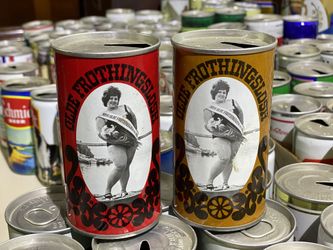 Vintage Olde Frothingslosh Beer Cans (Empty) $25
