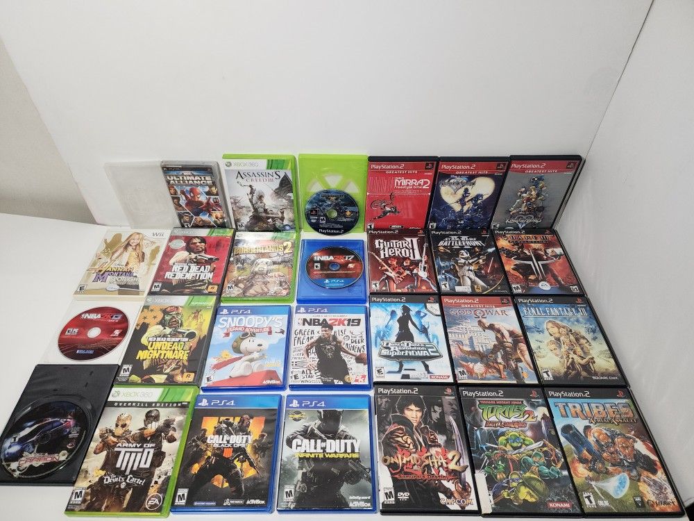 Wii, PS2, PS4, Xbox 360, PSP Games, NBA 2K13, Need for Speed Carbon