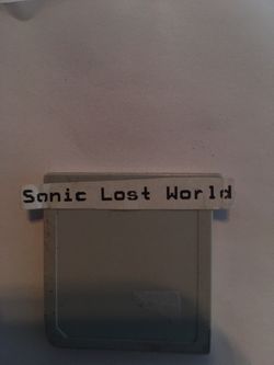 Nintendo 3ds sonic lost world