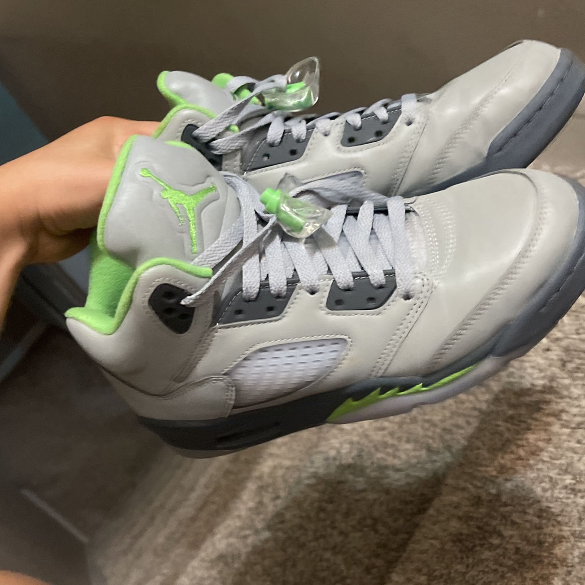 Jordan 5 Retro Green Bean