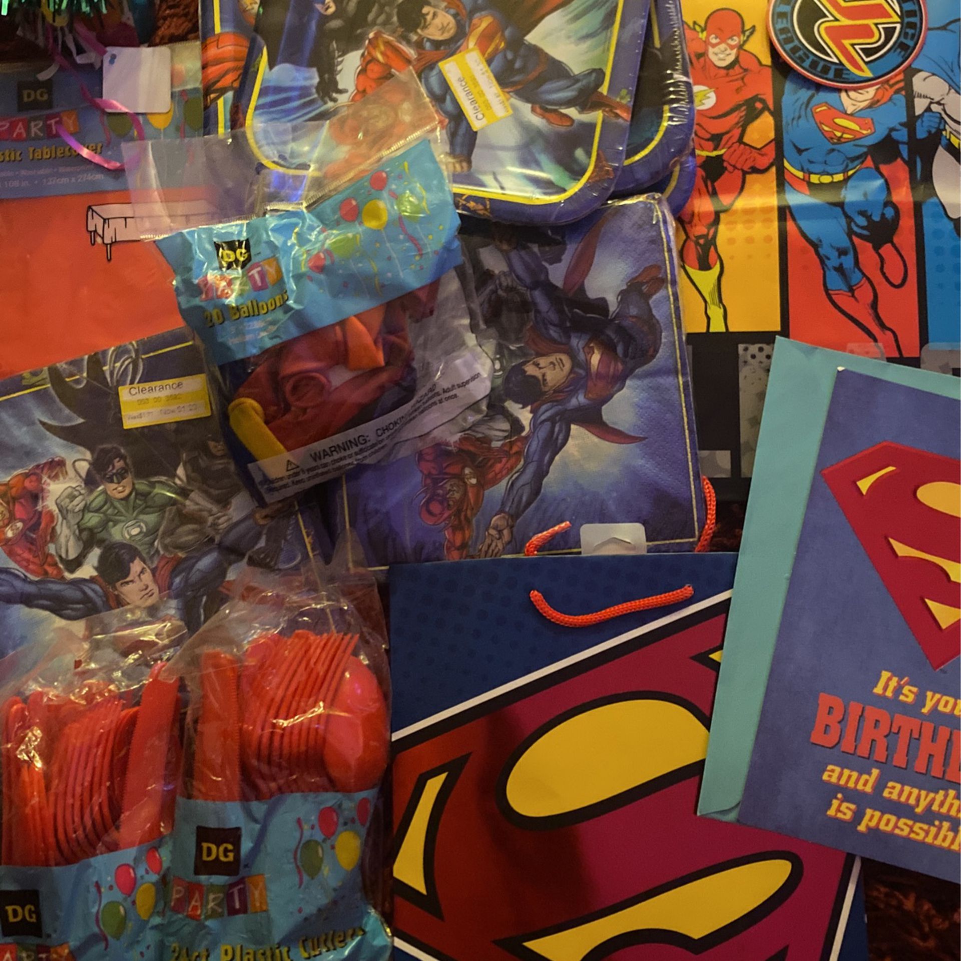 Superman Birthday Set
