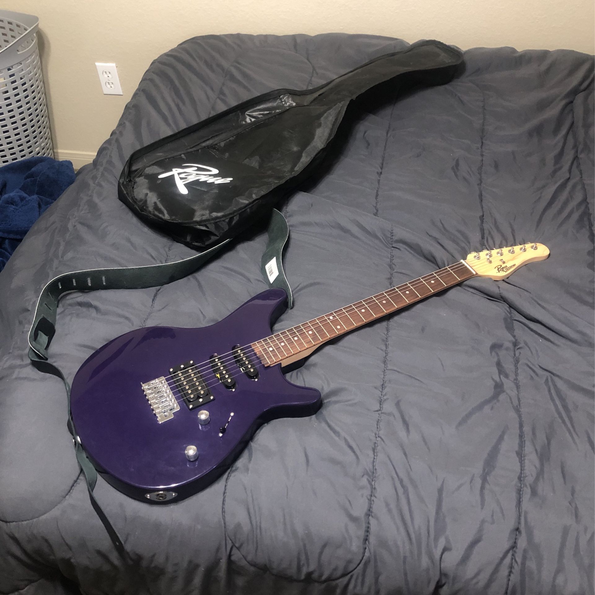 Purple Rogue Rocketeer Guitar 