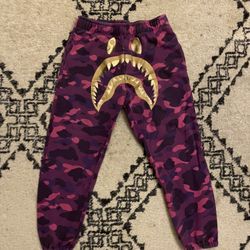 Bape Purple Sweatpants
