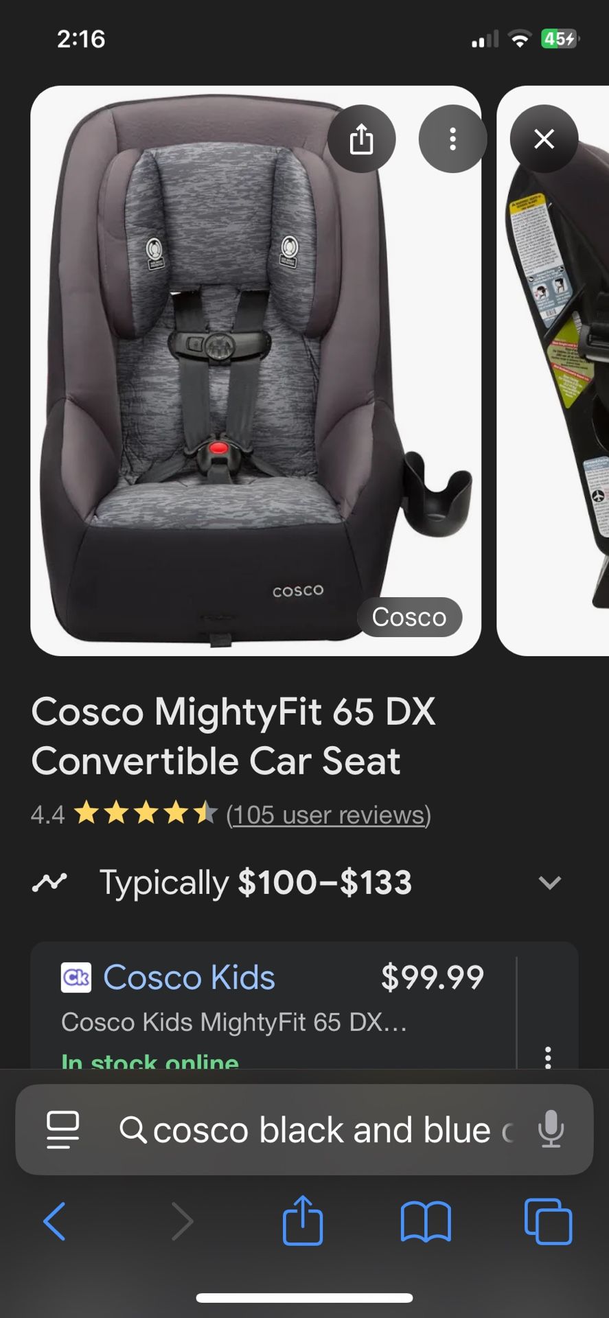 Cosco Carseat For Free