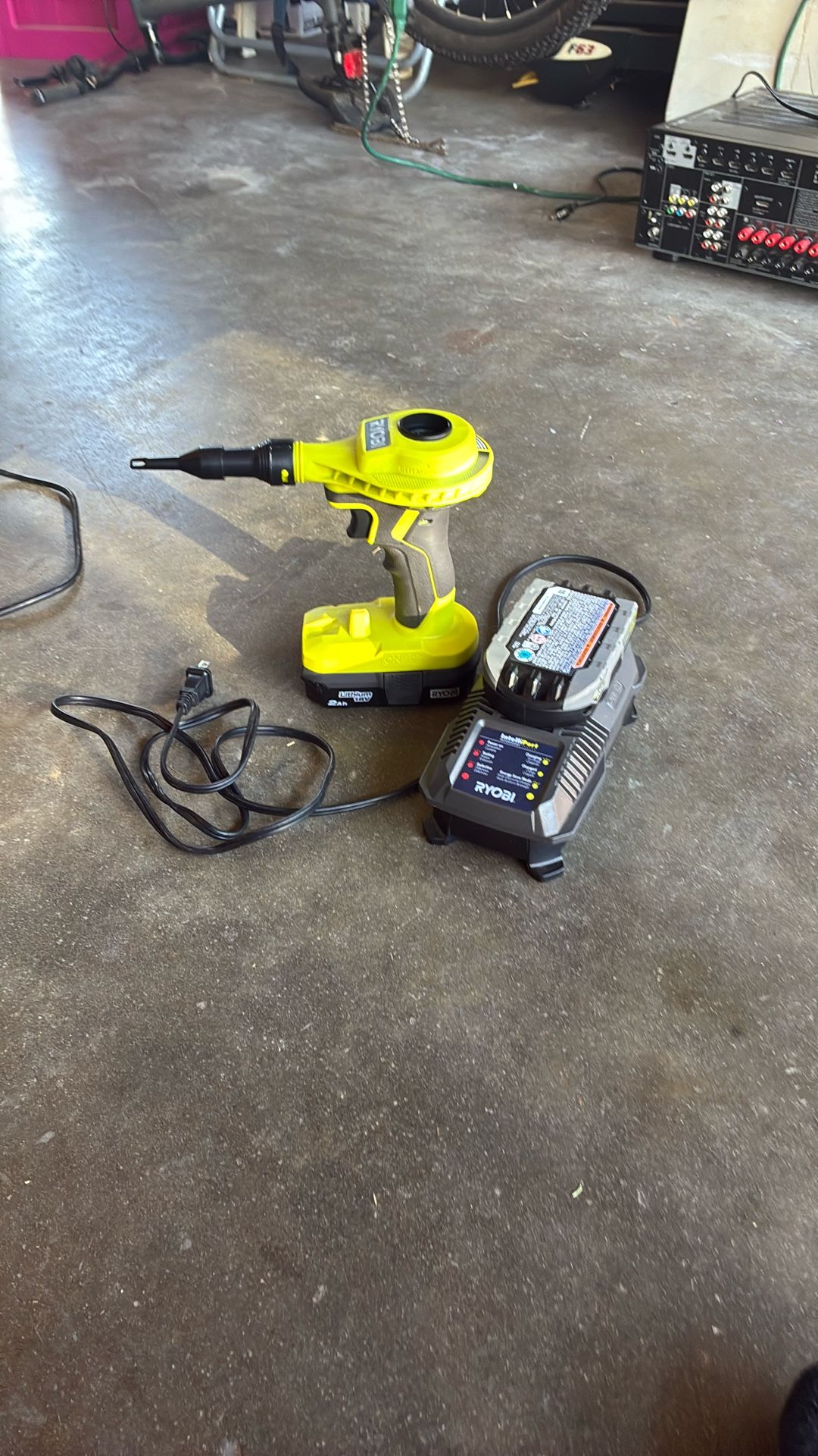 Ryobi Charging Station & Air Pump