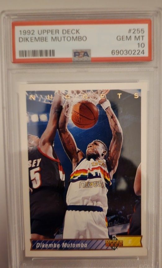 Dikembe Mutombo 1992 Upper Deck #255 PSA 10