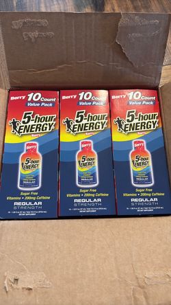 5 hour energy shots