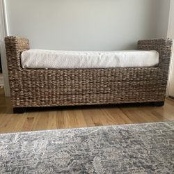 Wicker Bench