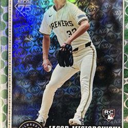 Jacob Misiorowski /99 Green Foil Card