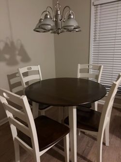 5 piece dining table and chairs