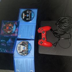 Ps4 Comes With Working Games With Controller And Cords