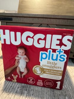 Huggies Plus Little Snugglers Size 1 Diapers