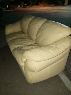 Leather sofa