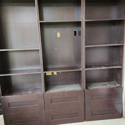 Media/storage Cabinets Set