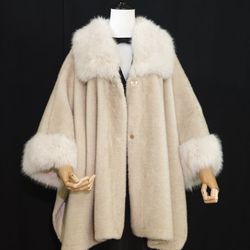 NewWomen's Faux Fur Warm Coat Winter Lapel Collar Casual Long Jacket Thick Parka