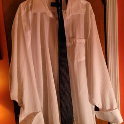 Trump Signature Collection Dress Shirt And Tie