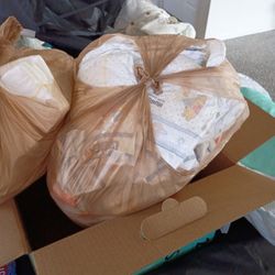 Bag Of 50 Newborn And Size One Diapers 