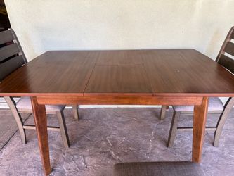 Solid wood table