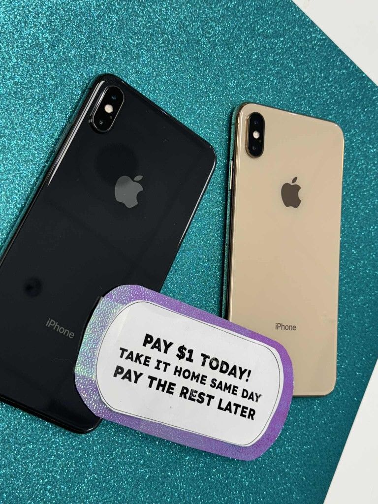Apple iPhone Xs Max - Pay $1 DOWN AVAILABLE - NO CREDIT NEEDED